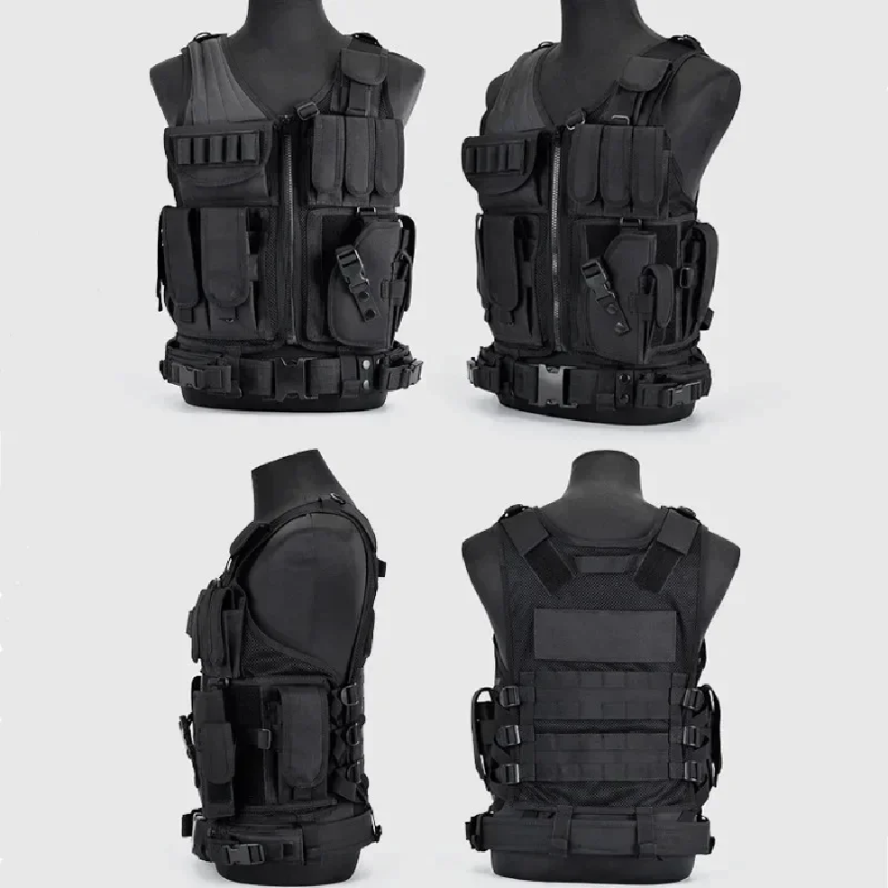 Hunting Outdoor Game - Adjustable Molle Tactical Vest Combat Body