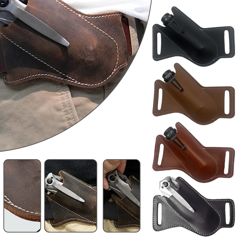 Hunting Knife Outdoor - Sheath Holster Pocket Hunt Leather Sheath