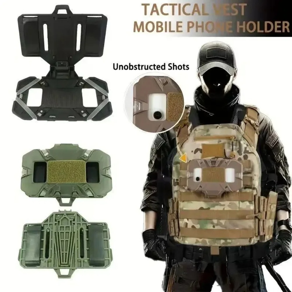 Tactical MOLLE Vest Phone Hold - Hunting Outdoor Game review and price