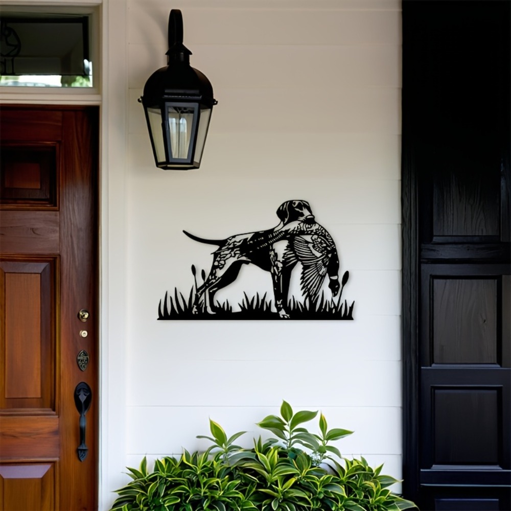 CIFBUY Metal Wall Art Hunting  - Hunting Dog Outdoor review and price