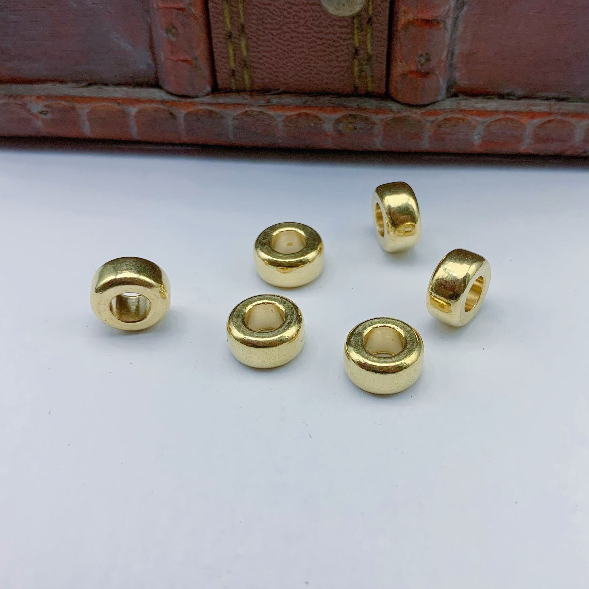 10pcs Brass old bead DIY brace - Paracord Survival Bracelet review and price