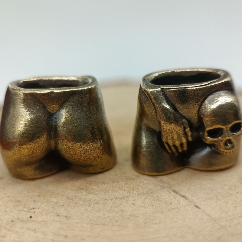 Love Skull Brass Knife Beads E - Paracord Survival Bracelet review and price