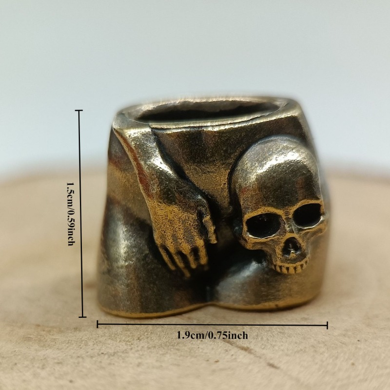 Love Skull Brass Knife Beads E - Paracord Survival Bracelet review and price