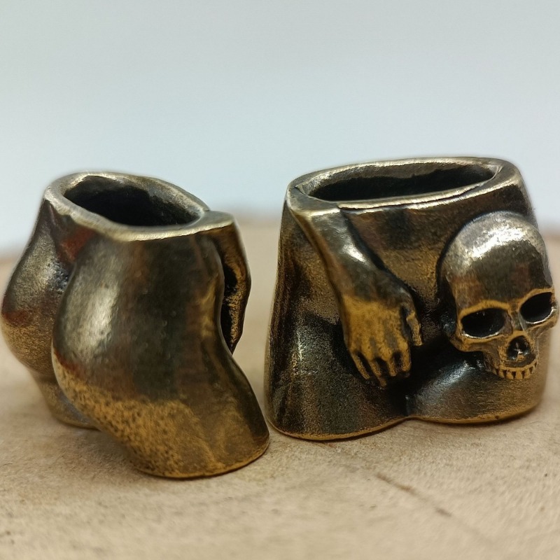 Love Skull Brass Knife Beads E - Paracord Survival Bracelet review and price