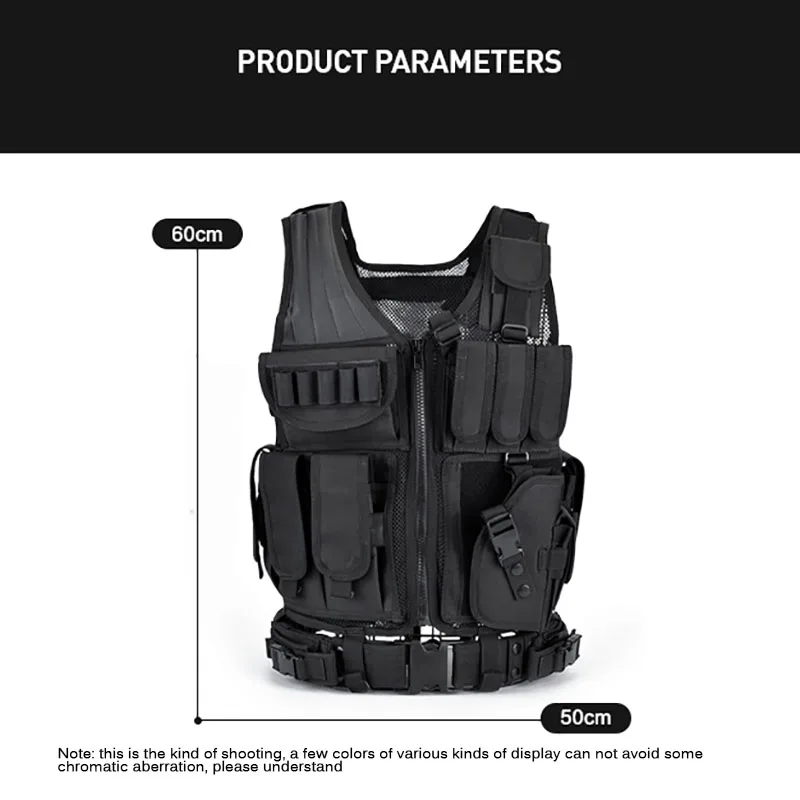 Adjustable Molle Tactical Vest - Hunting Outdoor Game review and price