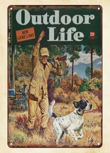 1944 OUTDOOR LIFE magazine cov - Hunting Dog Outdoor review and price