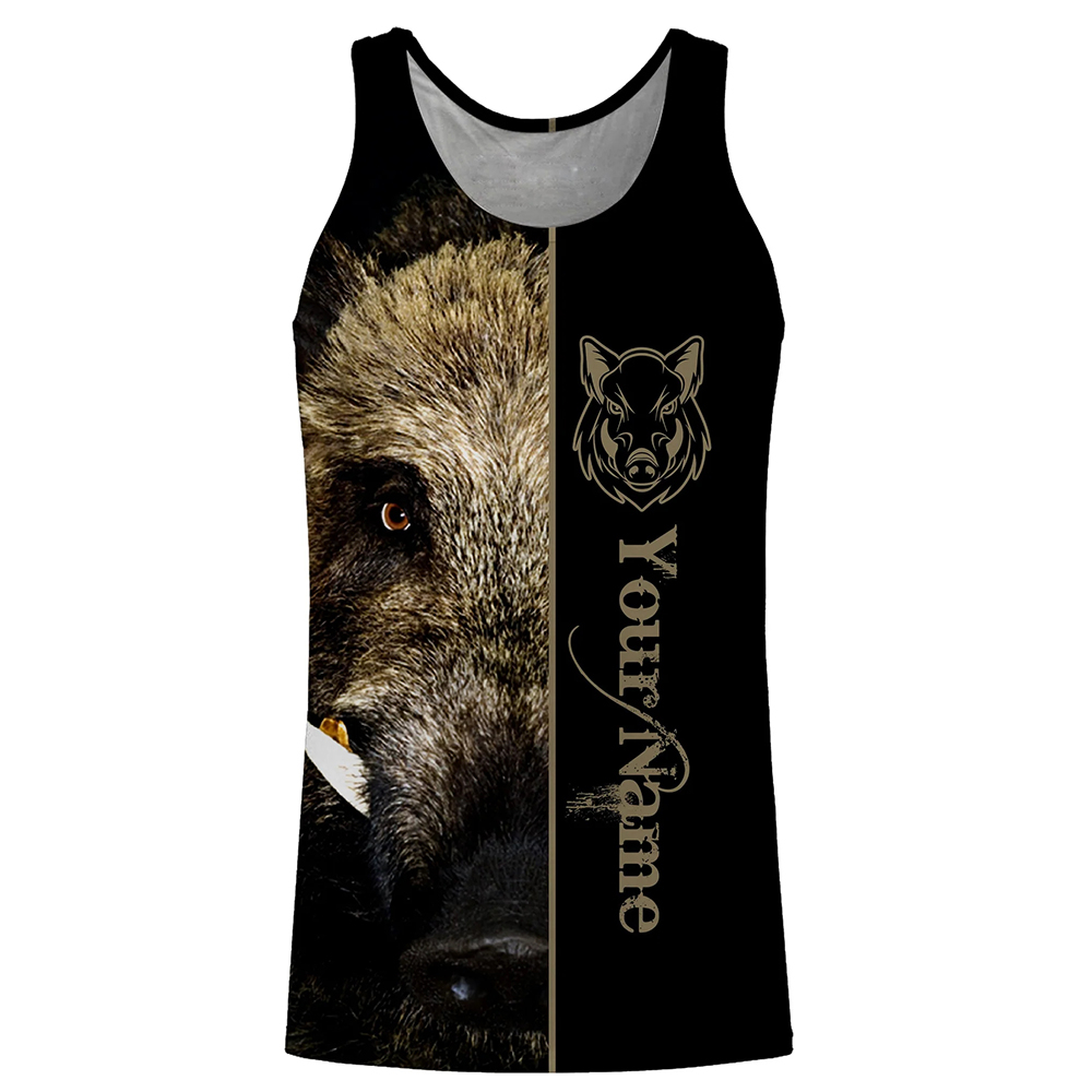 Custom Name Boar Hunter Tank T - Hunting Dog Outdoor review and price