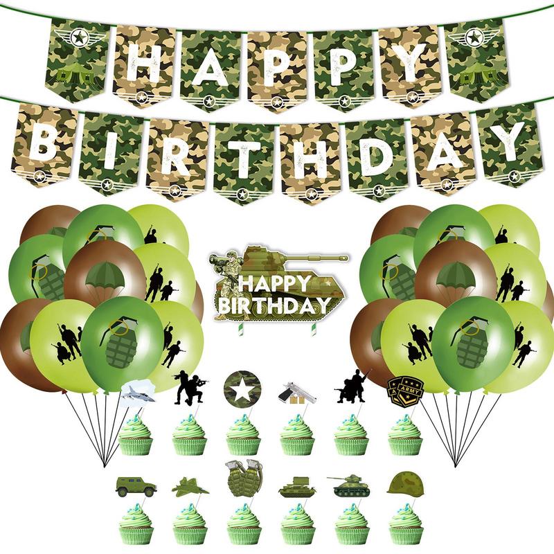 Camouflage Birthday Decoration - Hunting Outdoor Boys review and price