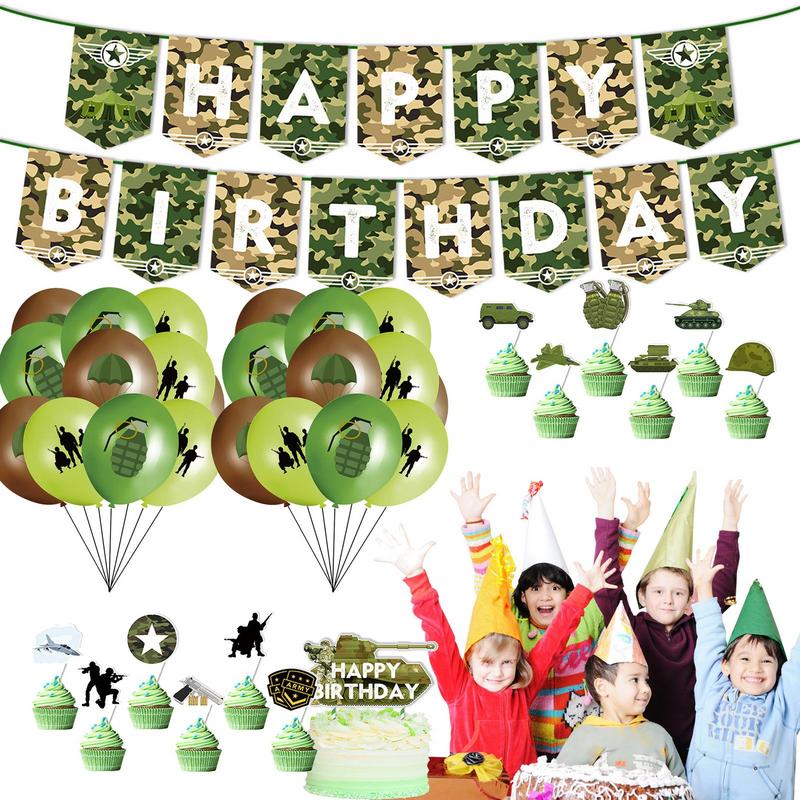 Camouflage Birthday Decoration - Hunting Outdoor Boys review and price
