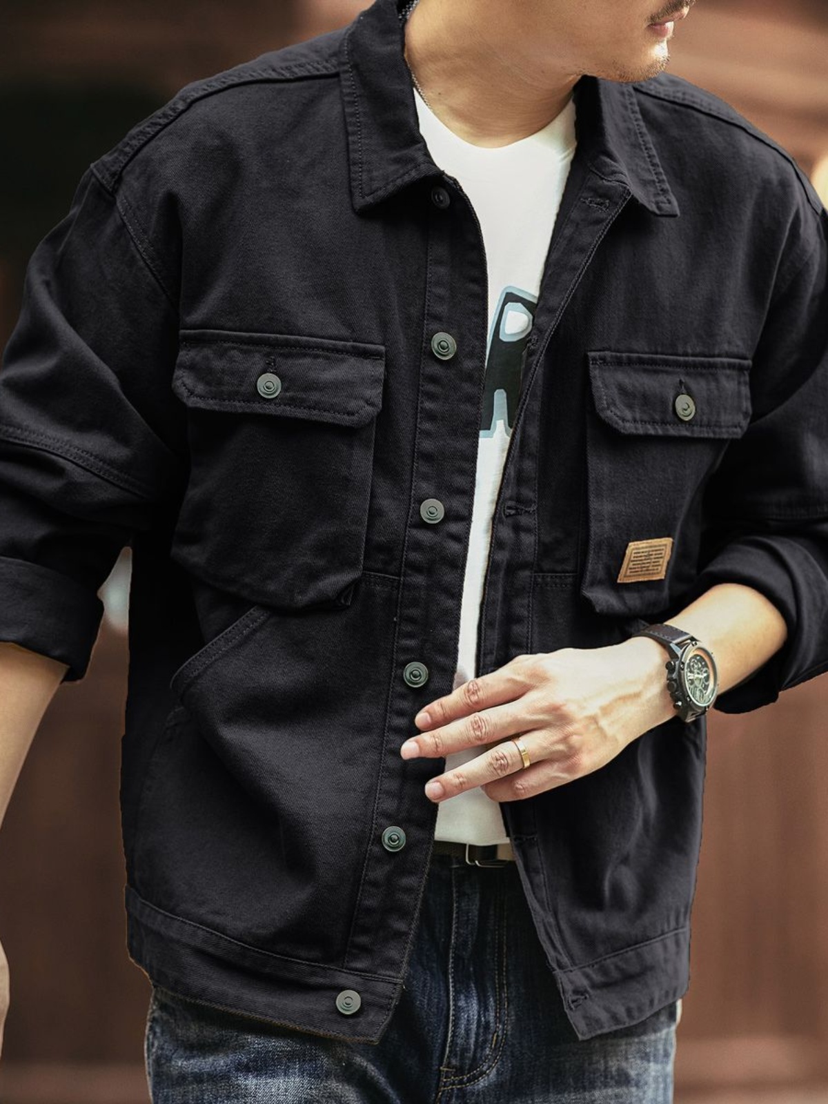 Retro American Denim Jacket Me - Outdoor Hunting Outfit review and price