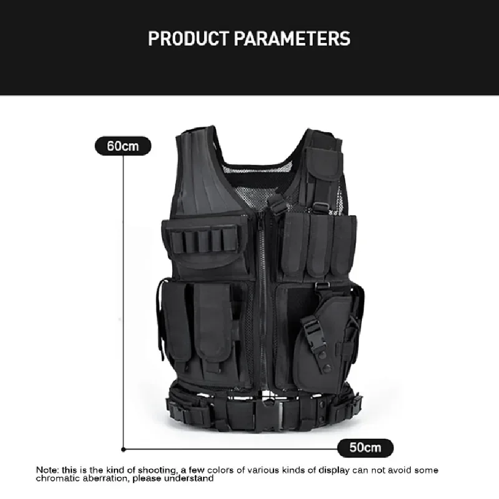 Adjustable Molle Tactical Vest - Hunting Outdoor Game review and price