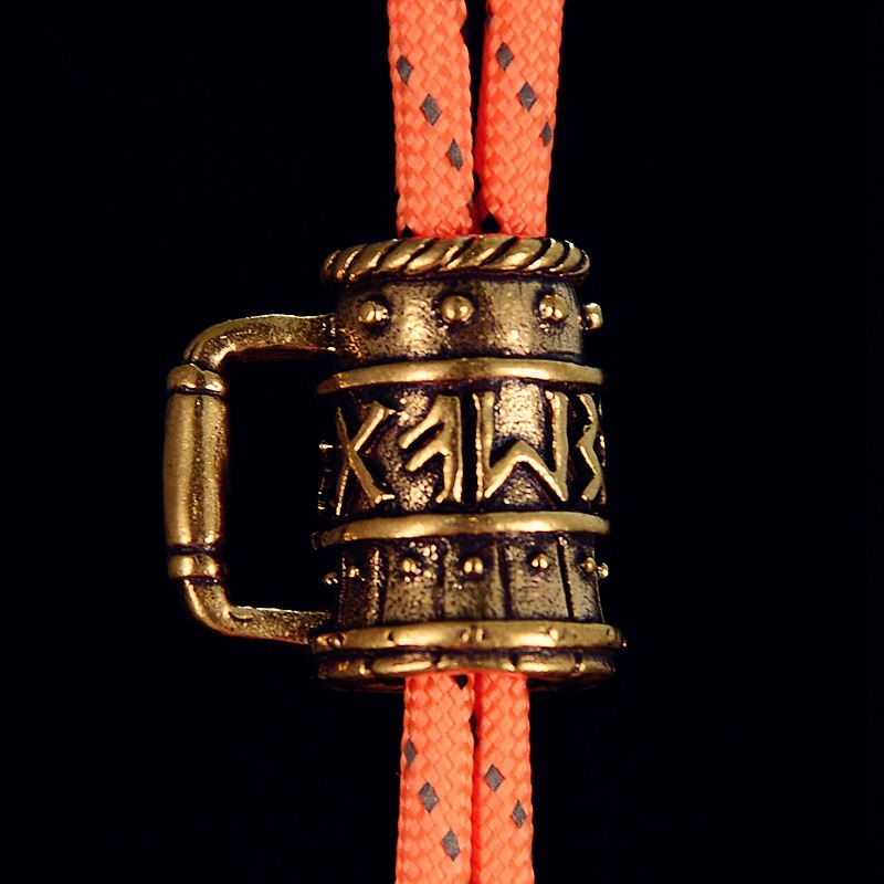 Viking Wine Glass Brass Knife  - Paracord Survival Bracelet review and price