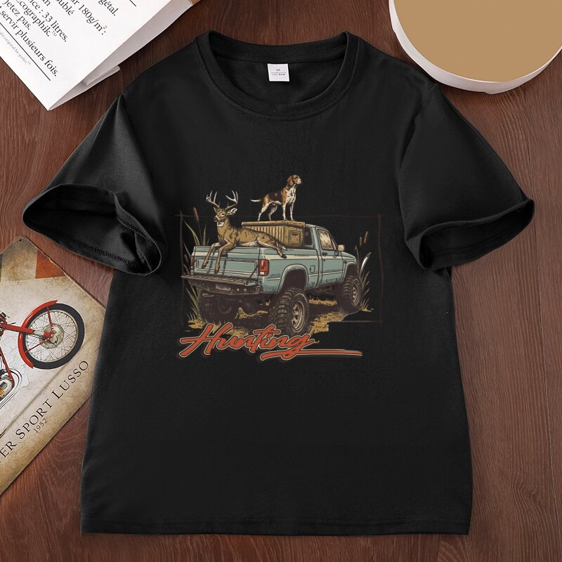 Hunting T Shirt Deer Hunting T - Hunting Dog Outdoor review and price