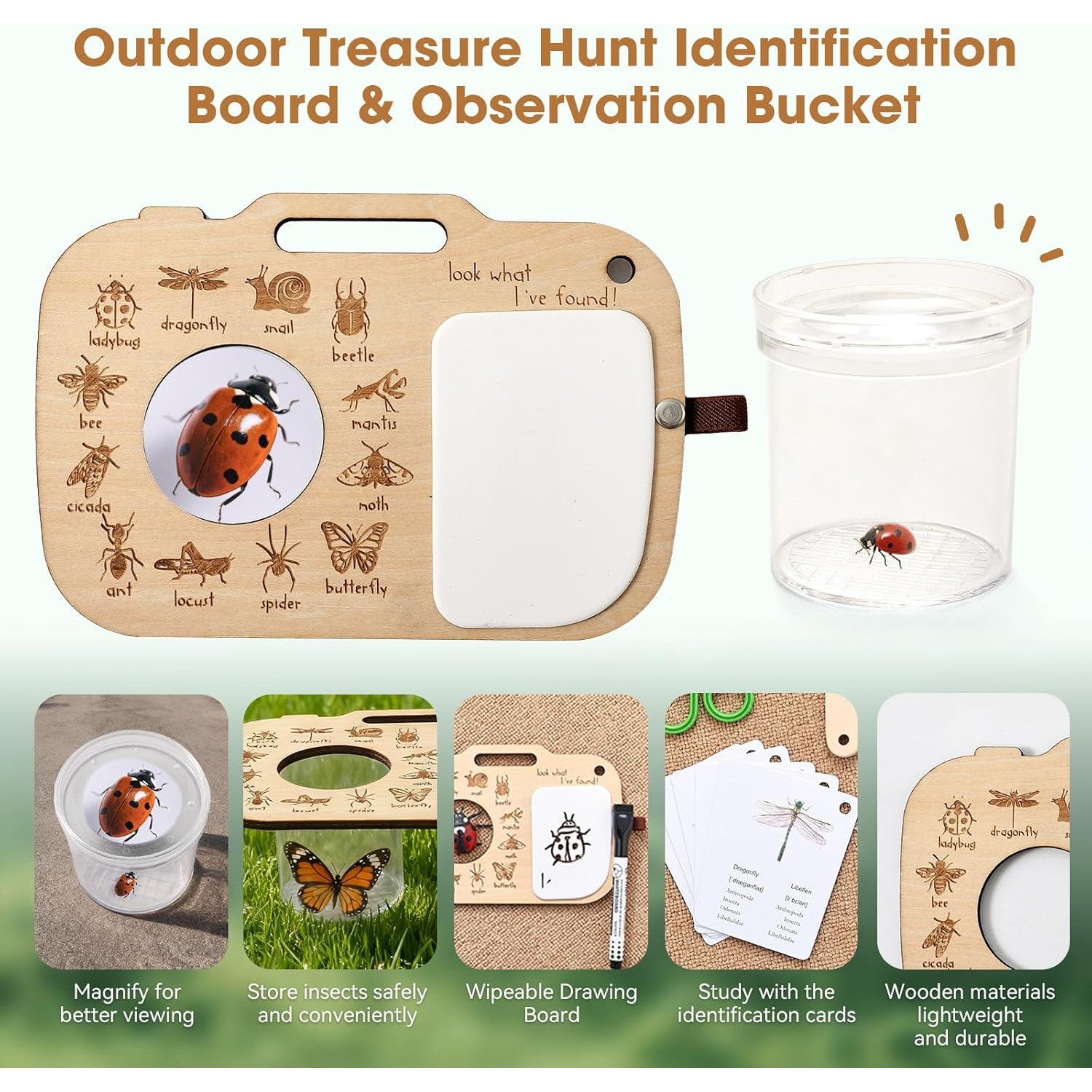 Bug Catcher Kit for Kids with  - Hunting Outdoor Boys review and price