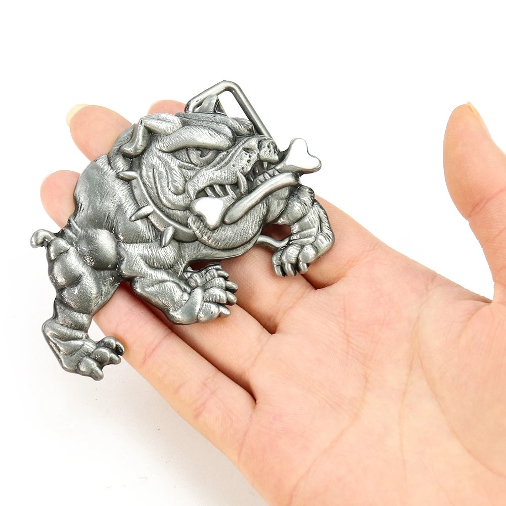 Pit Bull Dog Fangs Belt Buckle - Hunting Dog Outdoor review and price
