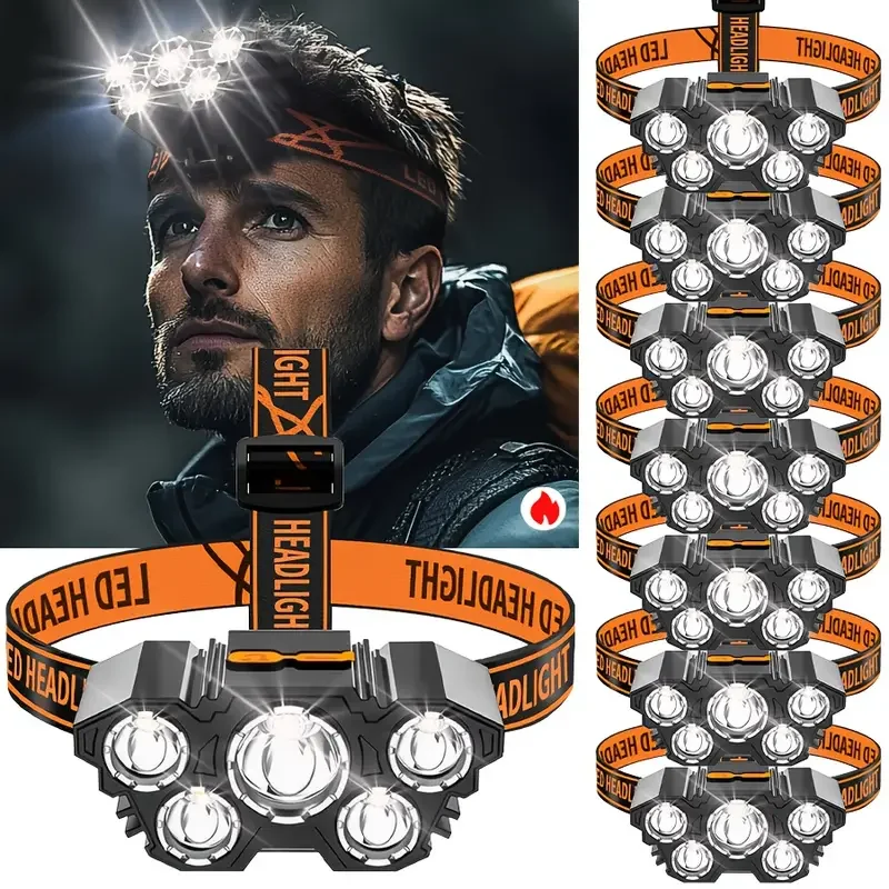 Portable 5LED Outdoor Headlamp - Hunting Fishing Outdoor review and price