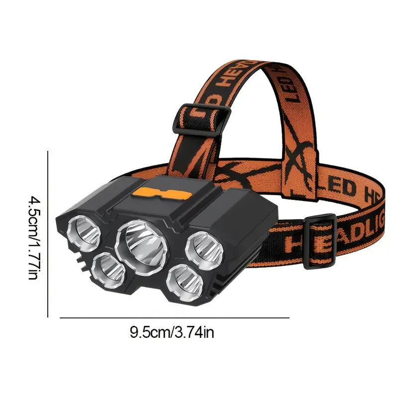 Portable 5LED Outdoor Headlamp - Hunting Fishing Outdoor review and price